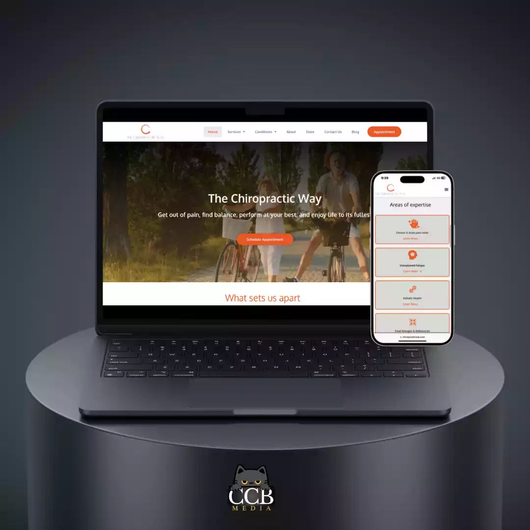 (Chiropractic Way) Mac _ IPhone Mockup
