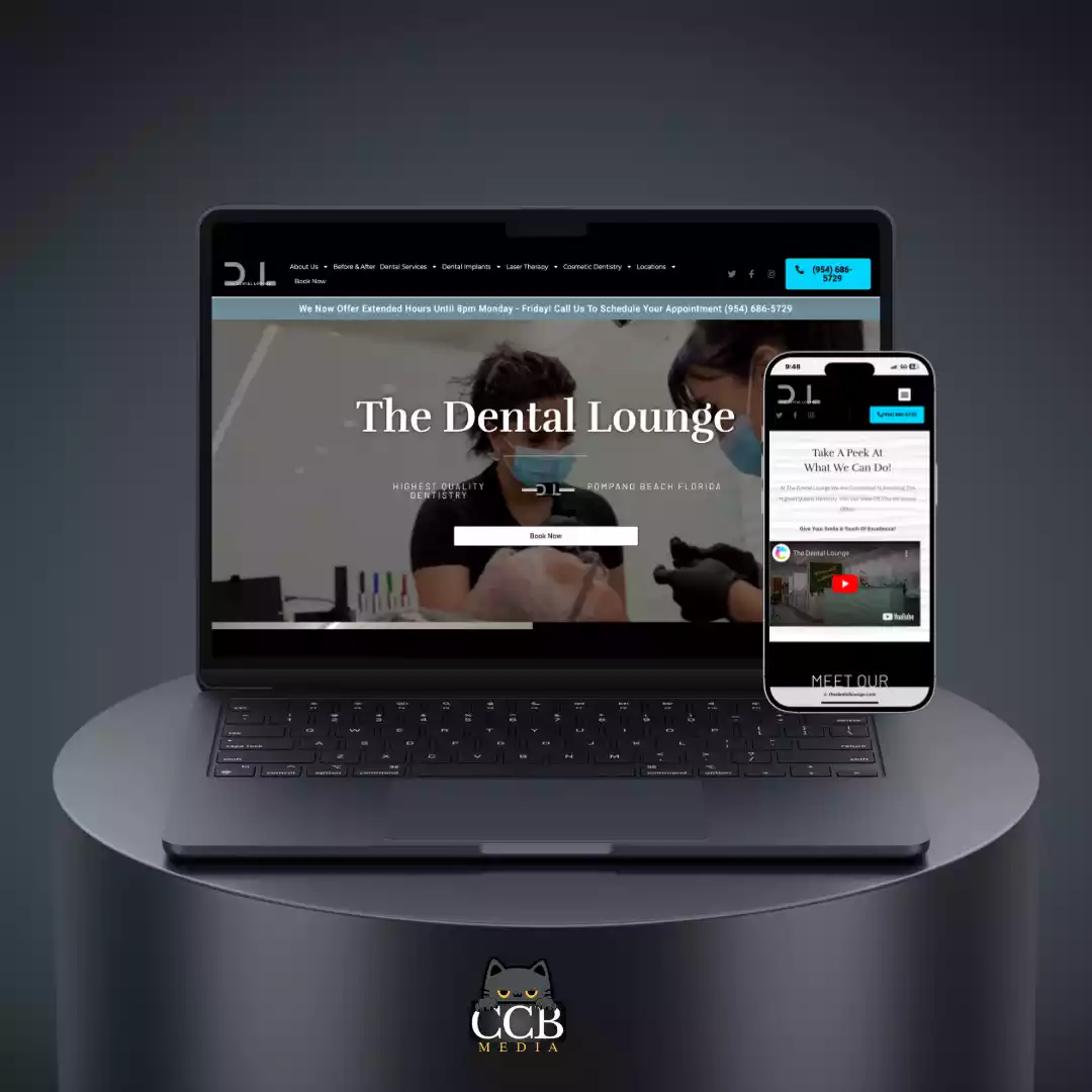 (Dental Lounge) Mac _ IPhone Mockup