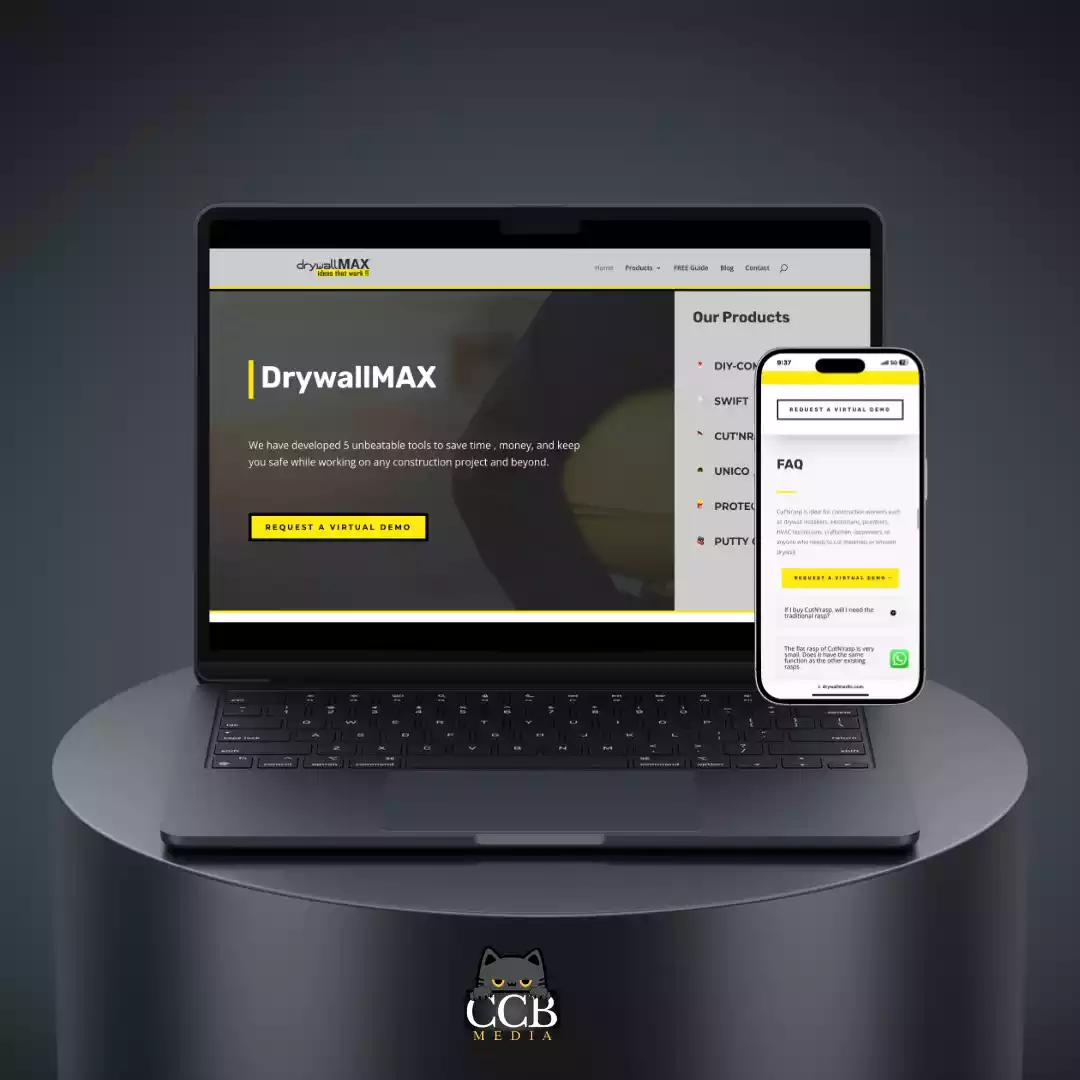 (Drywall MAX) Mac _ IPhone Mockup