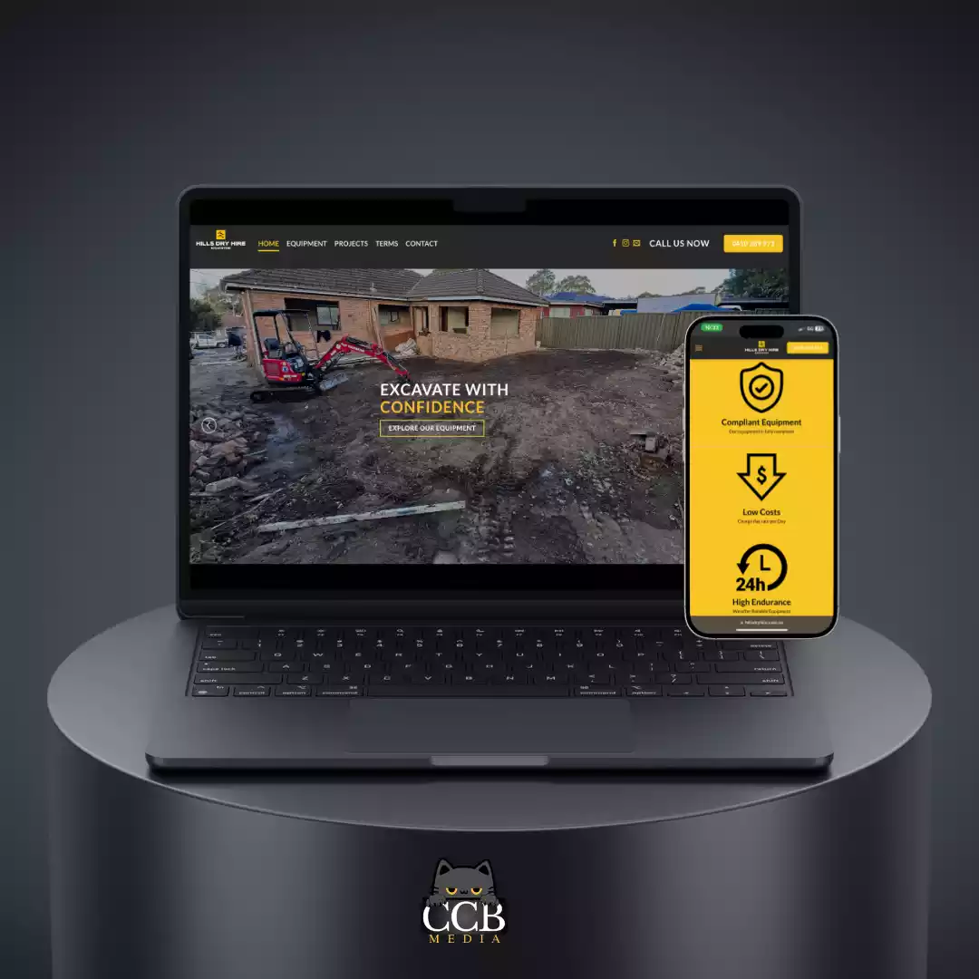 (Hills Dry Hire) Mac _ IPhone Mockup
