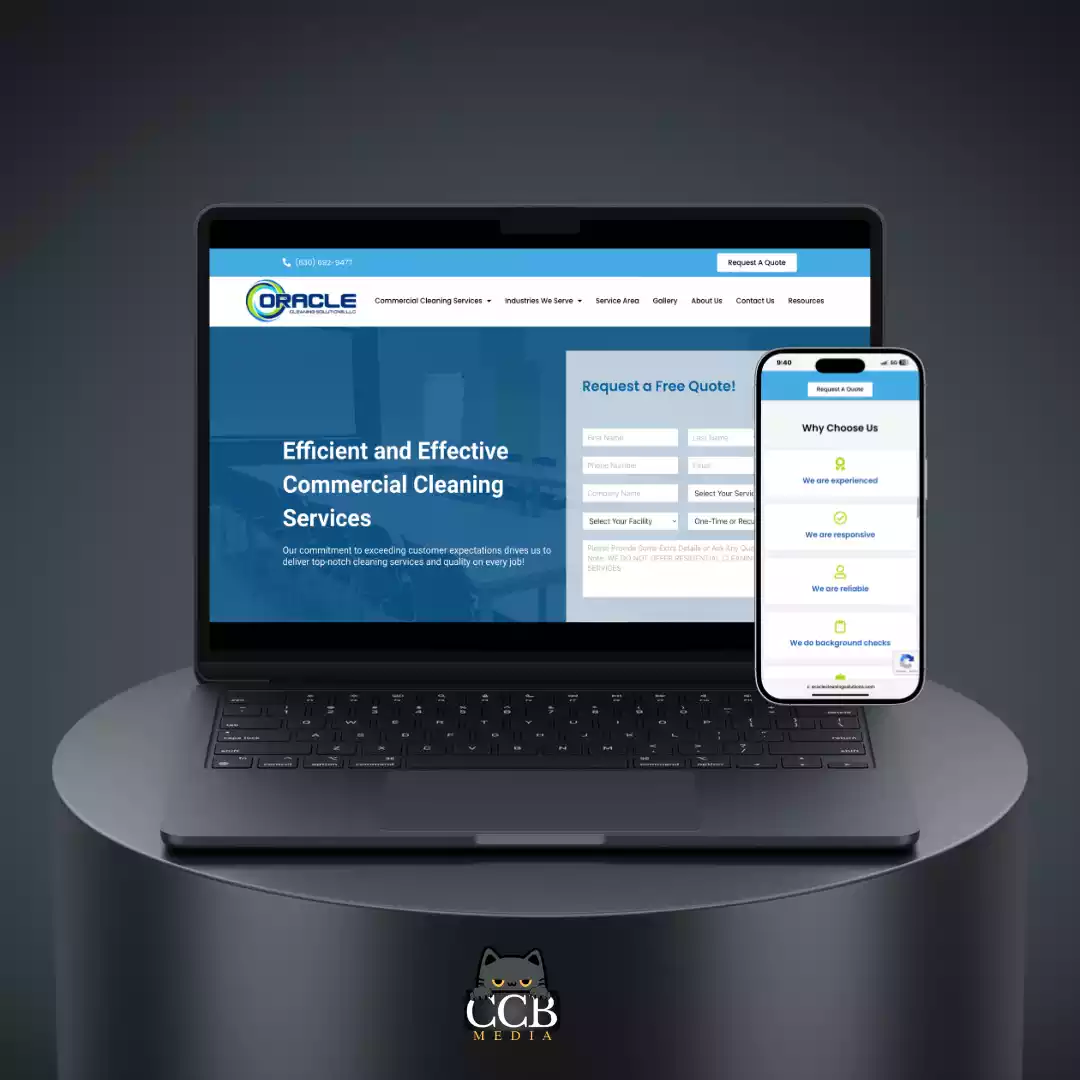 (Oracle Cleaning) Mac _ IPhone Mockup